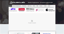 Desktop Screenshot of musiclabstudio.com